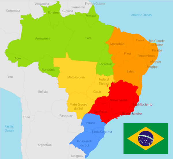 Regiões Do Brasil: Estados E Capitais, Características E Mapa