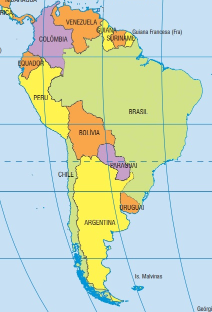 Você sabe sobre a América do Sul e seus países e cidades?