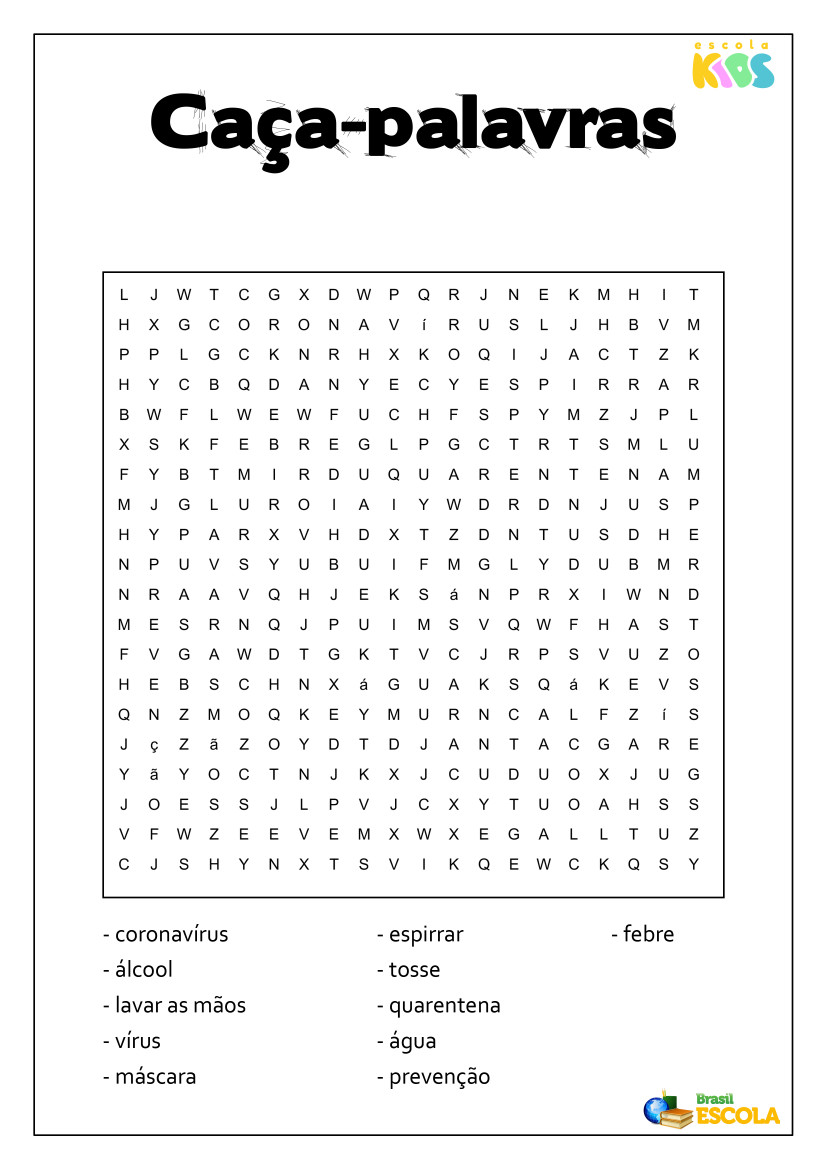 Resultado do caça-palavras sobre o HIV! - Pró-Saúde