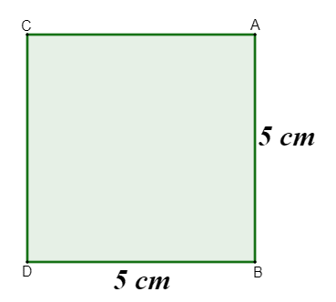 Cálculo da Área do Quadrado, Área da Figura Plana