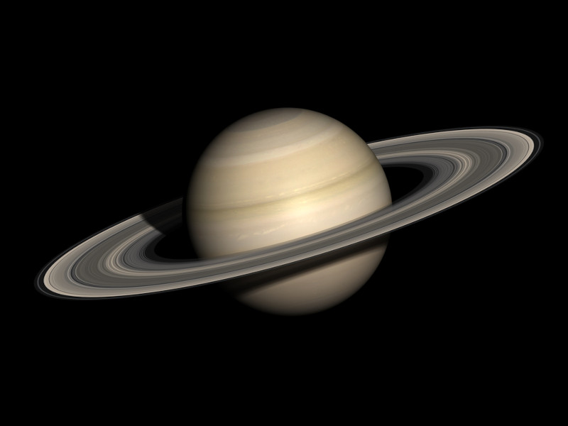 Saturno, um dos planetas do Sistema Solar.