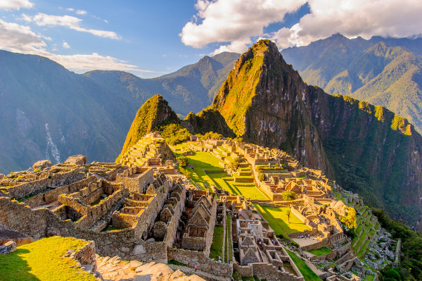 Machu Picchu, no Peru, cidade  construída pelos incas no século XV.