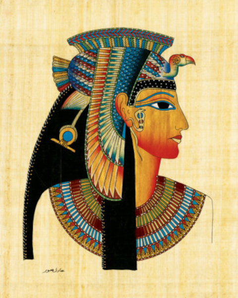 Representação da Cleópatra VII Philopator, a última rainha do Egito.