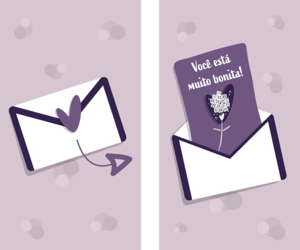 Correio elegante, uma das brincadeiras da Festa Junina.