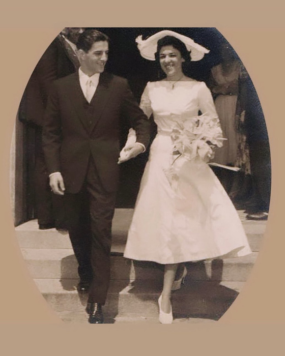 Fotografia do casamento de Ruth Rocha, uma famosa escritora brasileira de livros infantis, com Eduardo Rocha.