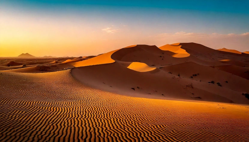 Deserto, um dos tipos de bioma do mundo.