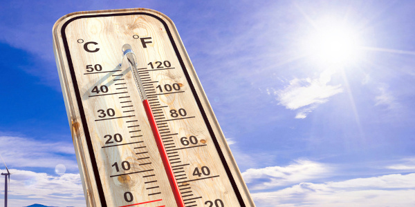 Termômetro, uma ferramenta que mede a temperatura dos corpos, e não o calor.
