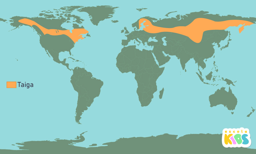 Mapa da Taiga.