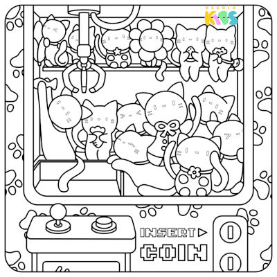 Máquina de bichinhos para pintar