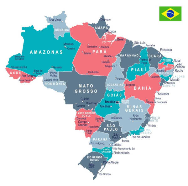 Brazil's Map