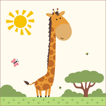 A girafa é considerada o animal mais alto do planeta