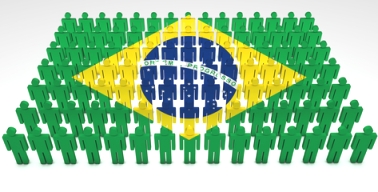 A população brasileira é uma das maiores do mundo, com mais de 190 milhões de pessoas