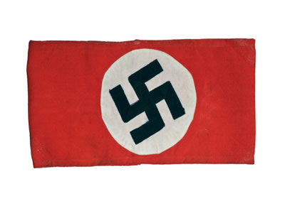 Bandeira da Alemanha nazista, com a suástica ao centro