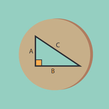 Triângulo retângulo a partir do qual são obtidas as razões trigonométricas