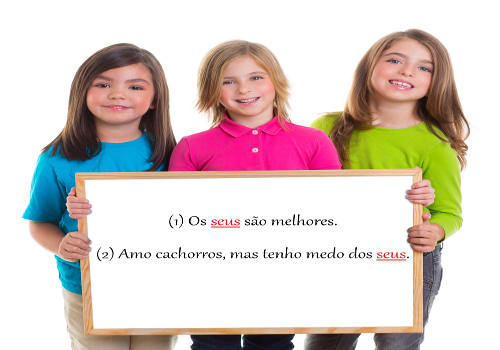 Os pronomes possessivos podem ter diferentes funções sintáticas nas orações, como sujeito e complemento nominal.