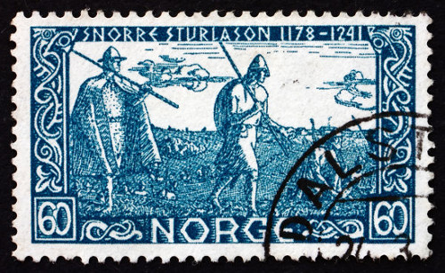 O poeta islandês Snorri Sturluson foi responsável pelo mais importante relato sobre a mitologia nórdica existente *