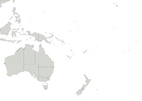 Oceania, o menor dentre os continentes da Terra
