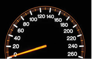 O velocímetro dos carros é responsável pela marcação de velocidade 