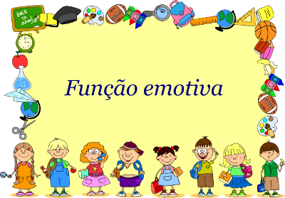 A função emotiva é encontrada principalmente nos textos literários, nos quais as palavras são utilizadas com expressividade e diversos significações